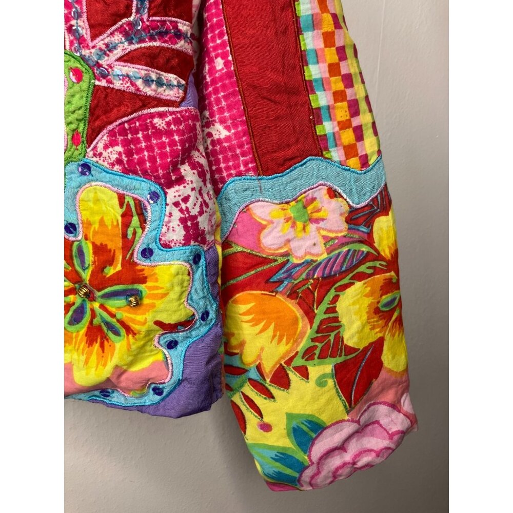 Madison Studio Women's Large Patchwork Applique L… - image 5